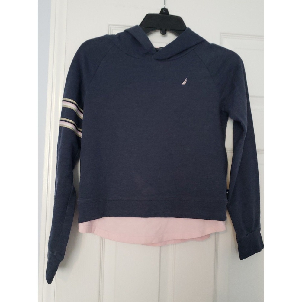 Nautica Girls Long‎ Sleeve hoodie Size Large 12/14